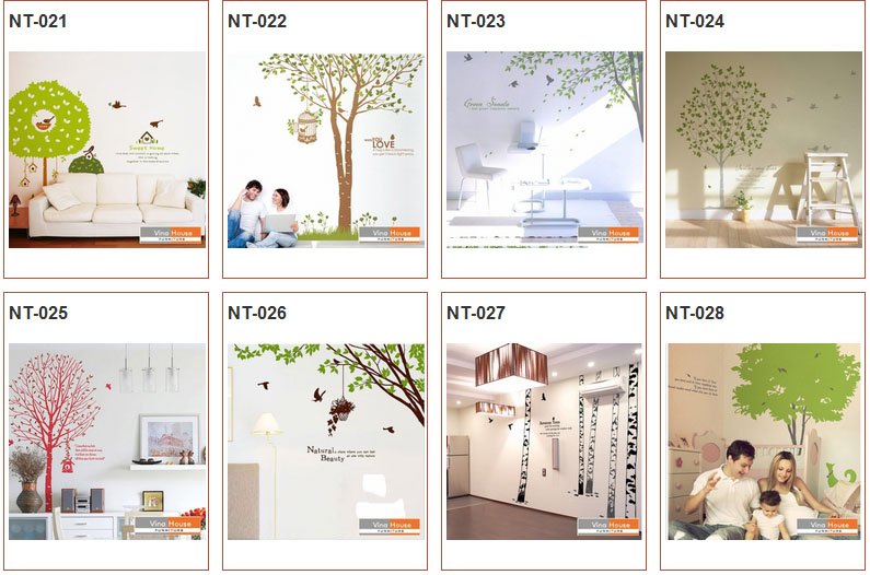 Decal dán tường trang trí